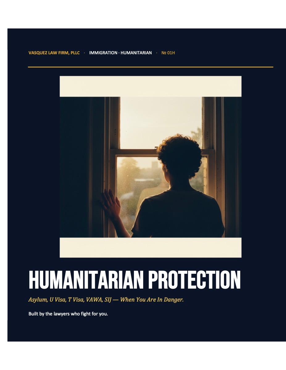Cover of the Imigrar guide: Humanitarian Protection