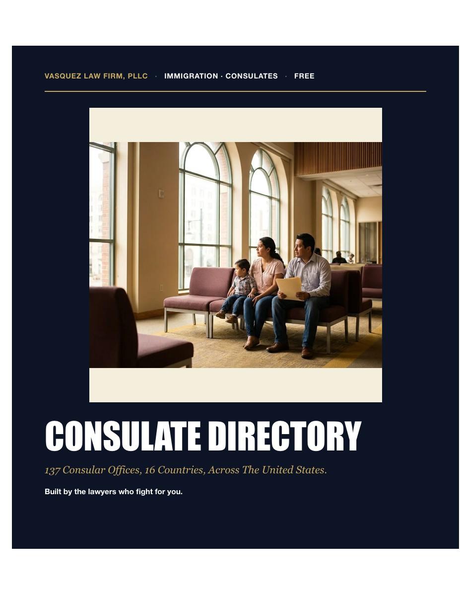 Cover of the Imigrar guide: Consulate Directory
