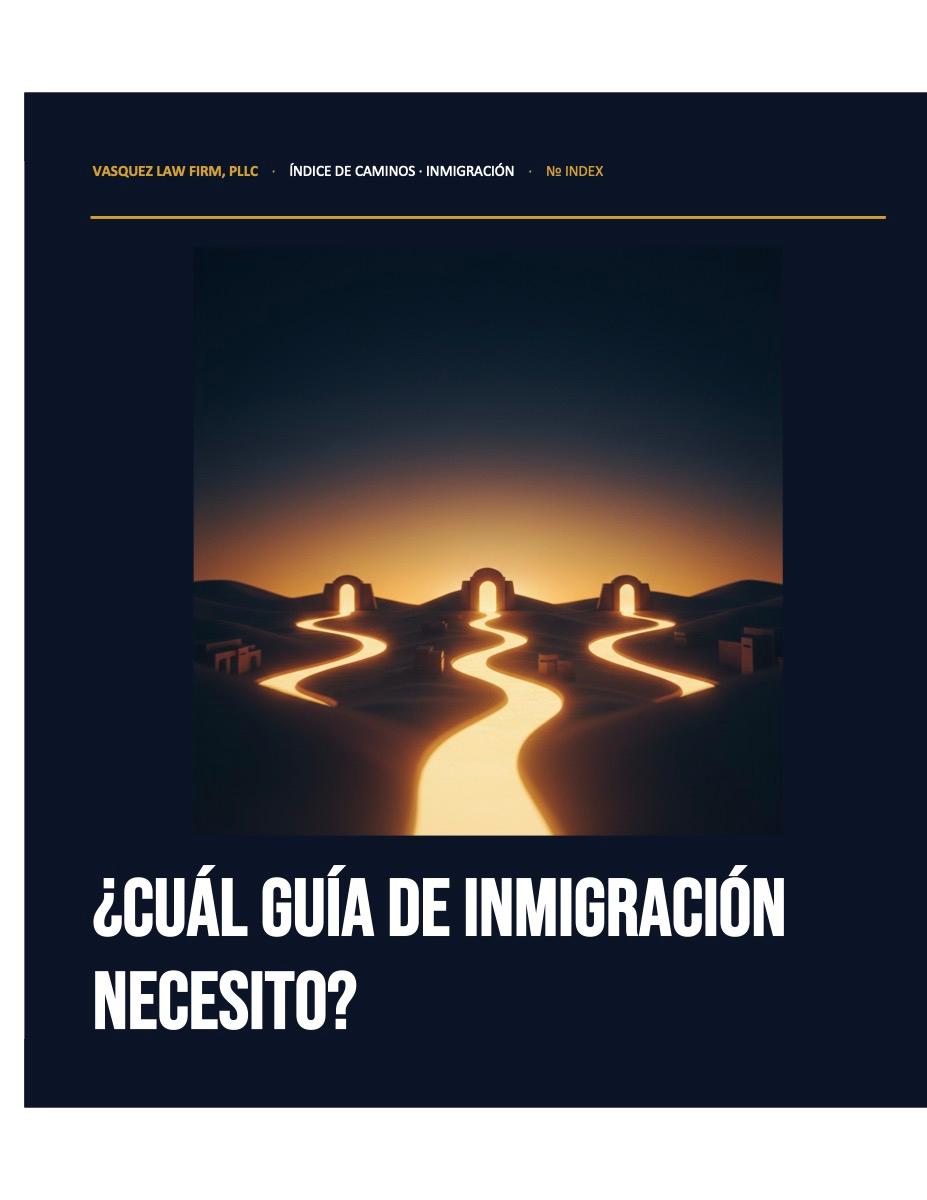 Portada de la guía de Imigrar: Índice de Caminos · Inmigración