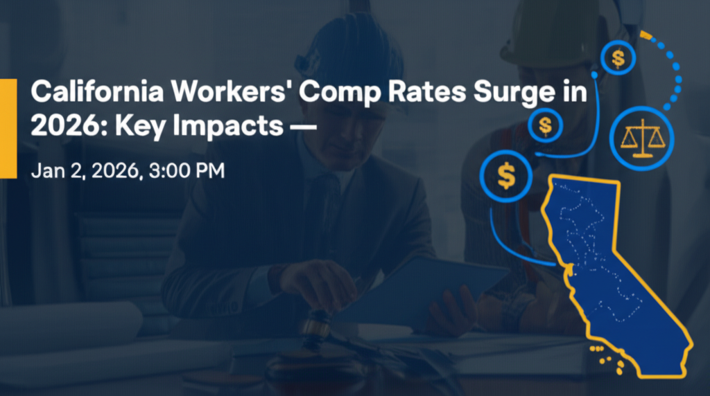 California Workers' Comp Rates Surge: Key Impacts