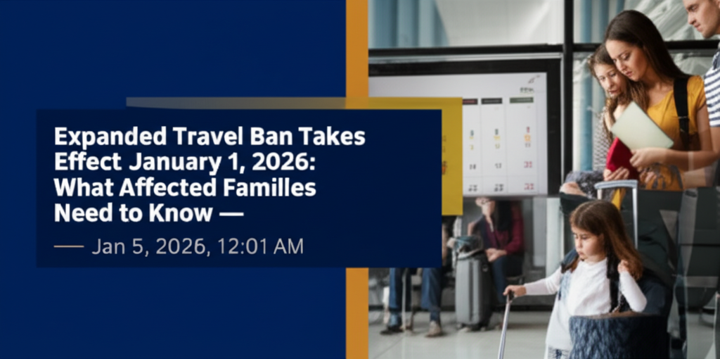 Travel Ban 2026: What Affected Families Must Know