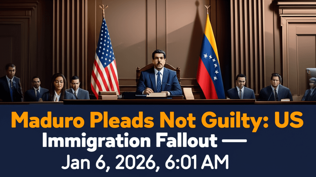 Immigration Policy Impact: Maduro's Not Guilty Plea