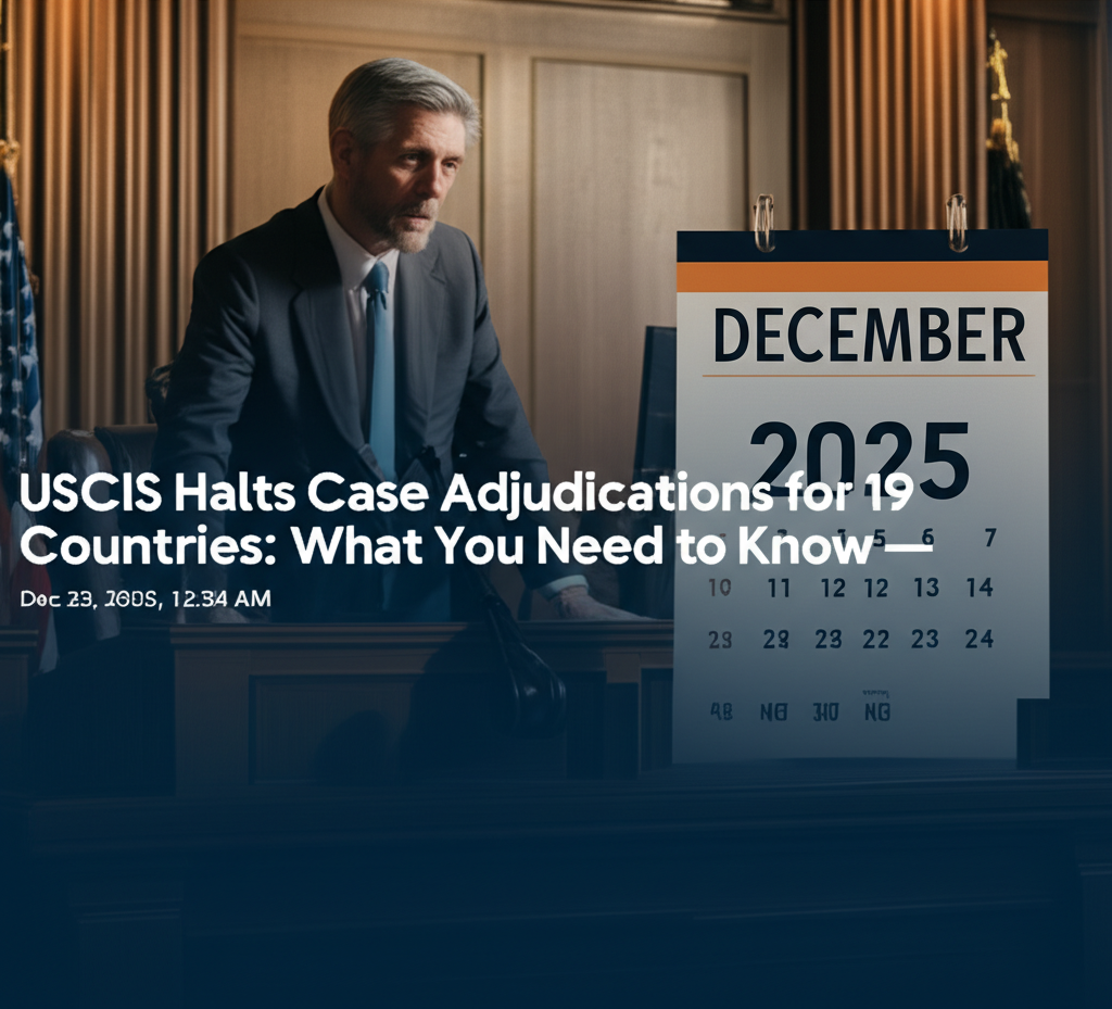 USCIS Freezes Immigration Cases: Impact on 19 Nations