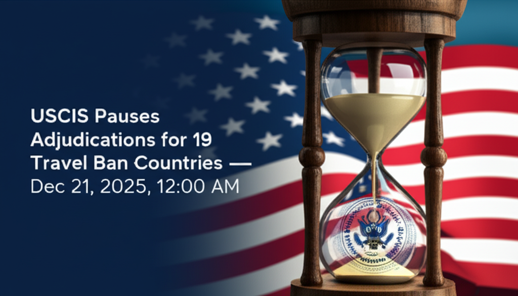 USCIS Travel Ban Update: Adjudications Paused